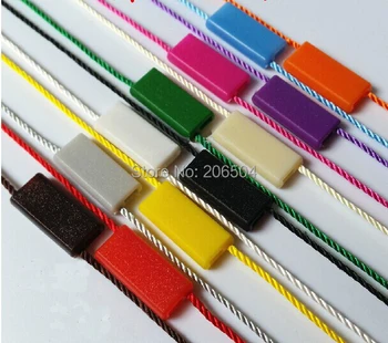 

free design/string hang tag/plastic tag string plastic fastener ,/seal hang tag string /hangtags,LHXYDL02