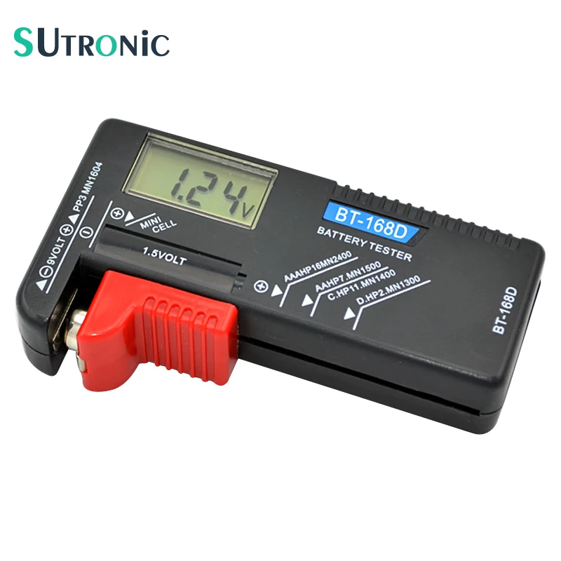 High Quality BT 168D Universal Digital Display font b Battery b font Capacity font b Tester