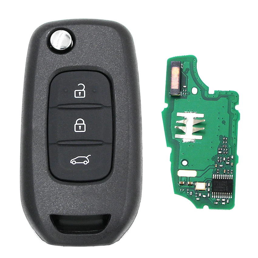 3 кнопки дистанционного ключа 433 МГц PCF7961 4A чип FCC ID: CWTWB1G767 для Renault Kadjar Captur Symbol Megane 3 2013- HU136