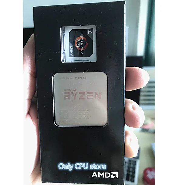 Процессор AMD Ryzen 7 2700X R7 2700X3,7 GHz Восьмиядерный синтеидальный процессор cpu L2 4M L3 16M 105W Socket AM4