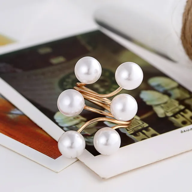 Hesiod Jewelry Ring Exquisite Simulated Pearl Adjustable Ring Women Fashion Jewe Hesiod Jewelry Ring Exquisite Simulated Pearl Adjustable Ring Women Fashion Jewe