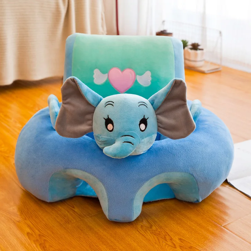 Cute Cartoon Baby Sofa Cover Learning to Sit Seat Feeding Chair Case Kids Baby Sofa Skin Infant Baby Seat Sofa Without Cotton 15 Cute Cartoon Baby Sofa Cover Learning to Sit Seat Feeding Chair Case Kids Baby Sofa Skin Infant Baby Seat Sofa Without Cotton