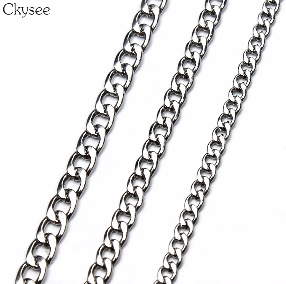 Buy Ckysee 5meter/lot Stainless Steel Open Link Chain
