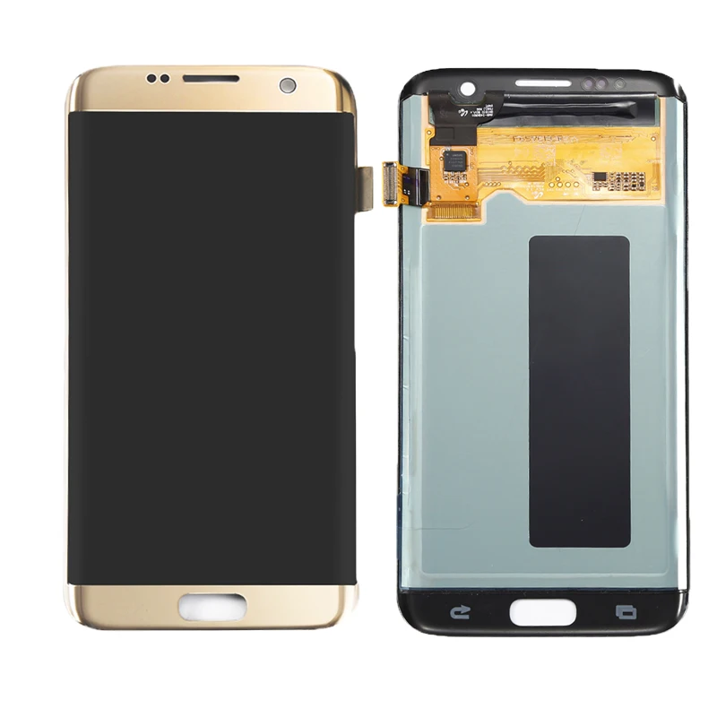  AMOLED For Samsung Galaxy S7 Edge Lcd Display With Touch screen frame Without Burn-Shadow S7 edge D
