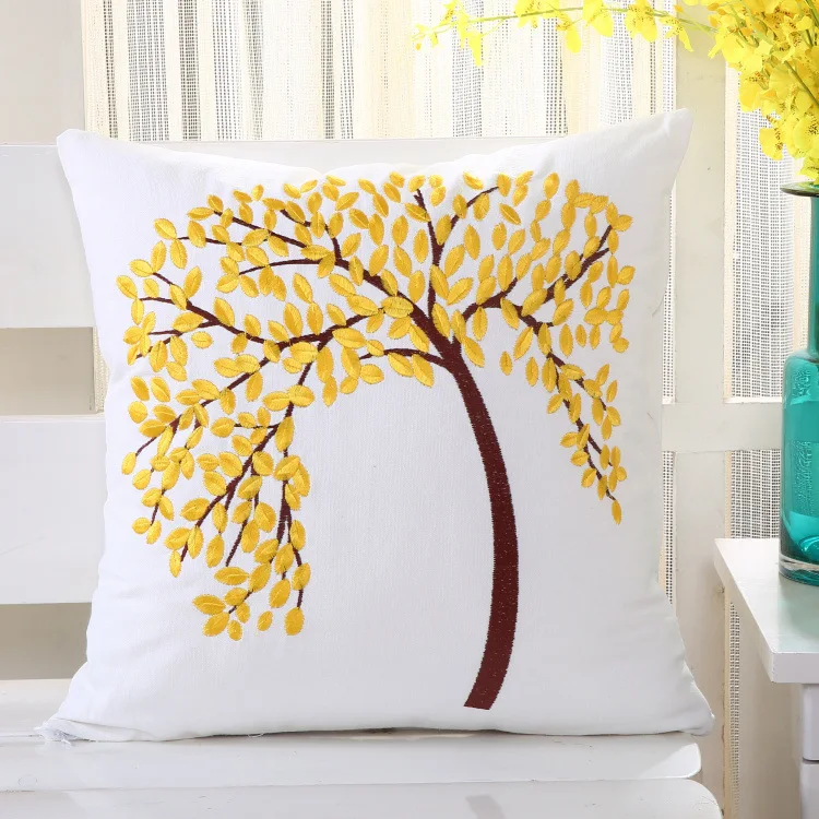 

Embroidered Cushion Cover Decorative Sofa Cushion Cover Pillow Cover Throw Pillow Case Cushion Covers 45x45cm Home Textile