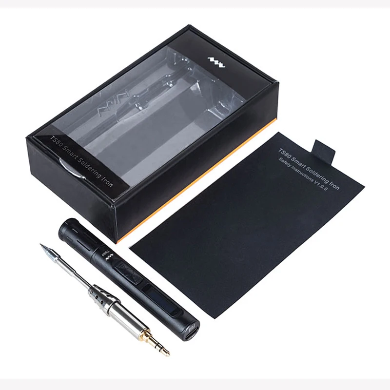 TS80 интеллигентая (ый) паяльник для подключения к 9V2A18WQC3. 0 Питание USB мини-паяльник для подключения к OLED Дисплей STM32 с открытым исходным кодом