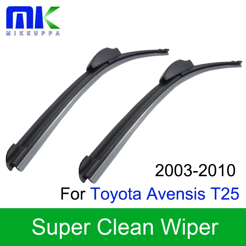 Rubber Wiper Blades For Toyota Avensis T25 2003 2004 2005 2006 2007 2008 Pair 24\ Rubber Wiper Blades For Toyota Avensis T25 2003 2004 2005 2006 2007 2008 Pair 24\