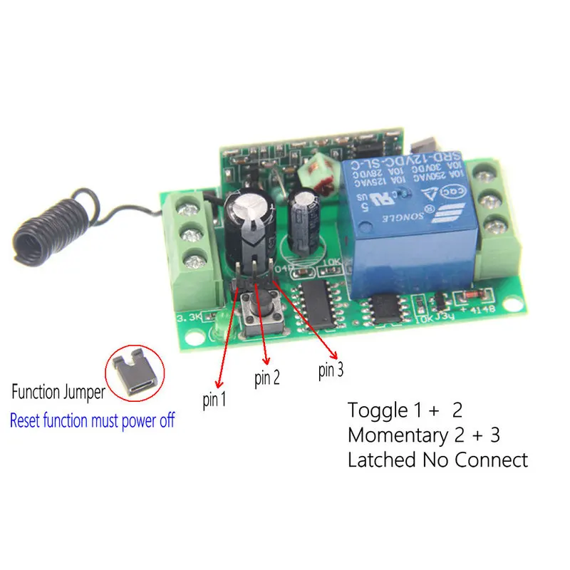 DC 9 V 12 V 24 V 10A реле 1CH Беспроводной RF пульт дистанционного управления Переключатель 4CH передатчик+ приемник 315/433 MHz контроллер популярный