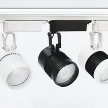 Cob Светодиодная дорожка 30 Вт 110 В 220 в 3000 К 4000 к 6000 К точечная светодиодная направляющая магазин одежды коммерческое промышленное освещение лампы