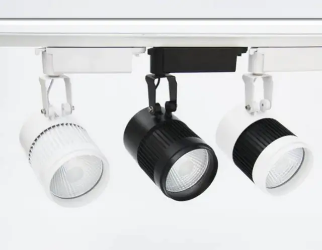 Cob Led Track Light 30w 110v 220v 3000k 4000k 6000k Spot Cob Led Track Light 30w 110v 220v 3000k 4000k 6000k Spot Rail Clothing