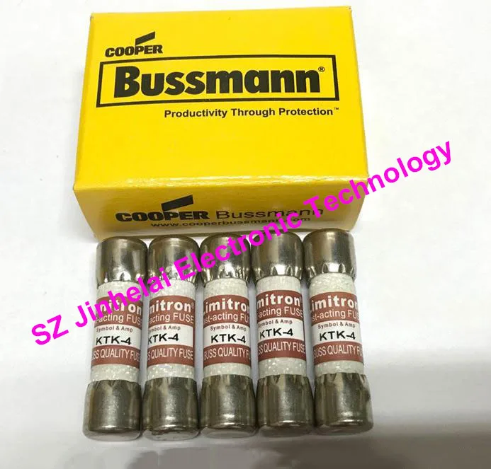 

New and original KTK-4 Fast-acting Supplemental fuses 4A 600V 10*38mm