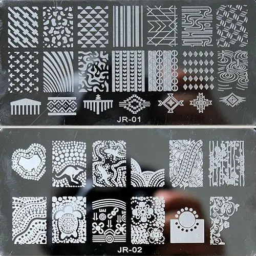 

HOT Nail Stamping Plates Stainless Steel Nail Art Image Manicure DIY Template Tool Nail Art & Tools