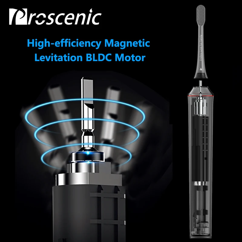 Proscenic перезаряжаемая Автоматическая звуковая электрическая зубная щетка