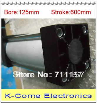 

Bore 125mm Stroke 600mm Port 1/2" Pull Rod Double Action Pneumatic Air Cylinder Standard Cylinders SC 125X600