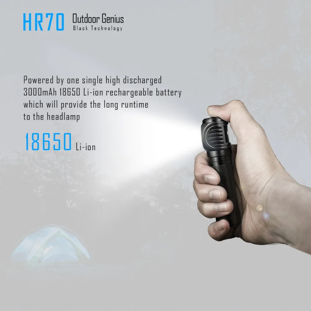 IMALENT HR70 налобный фонарь CREE XHP70.2 светодиодный max.3000lm перезаряжаемый головной