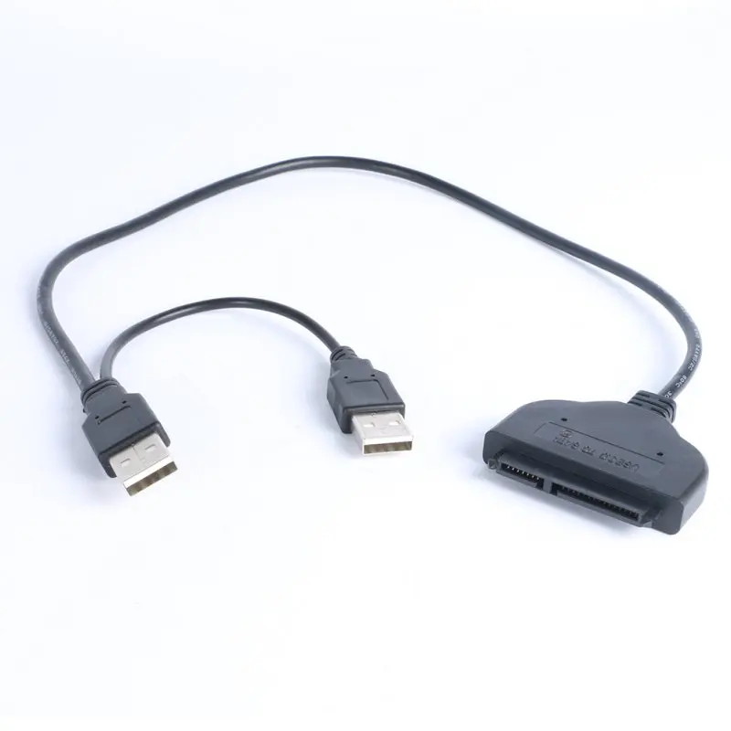 Лидер продаж USB-адаптер 2 0 для SATA 15 + 7 Pin передачи данных и питания USB-кабель 5