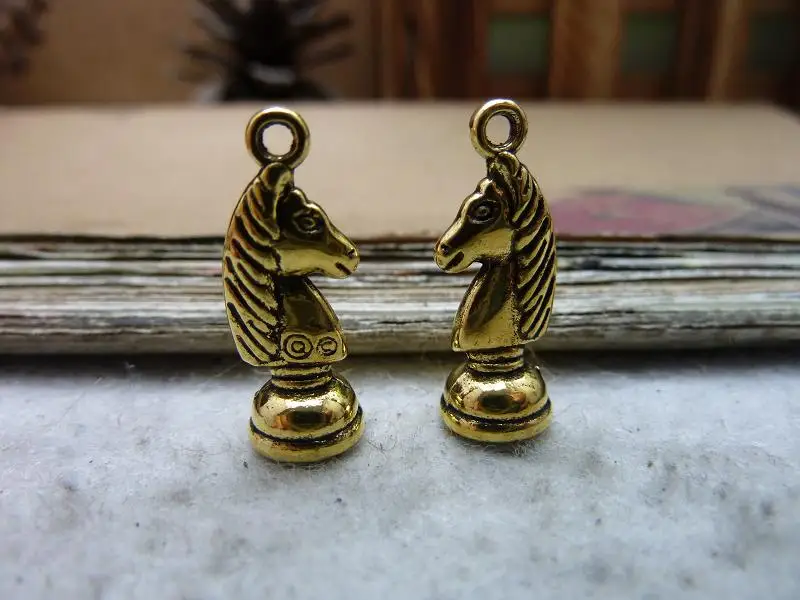 30 шт Золотая Шахматная подвеска ювелирное изделие|pendant pin|pendant necklacependant shapes |