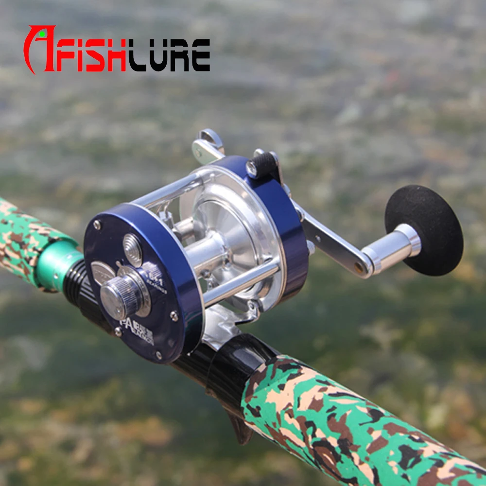 

2 Color High Strength All Metal Trolling Fishing Reels 6+1 Bearing Drum Reel Saltwater Fishing Reel Baitcasting Wheel