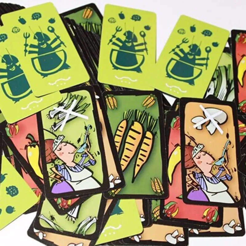 Inglês cards kakerlaken ceiasalada jogos de tabuleiro para 2 6 pessoas