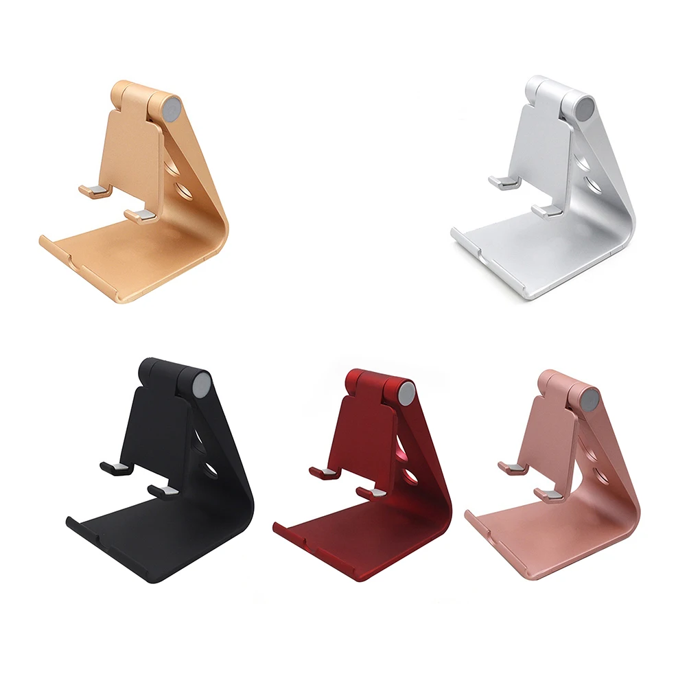 

Desk Phone Holder Multi-angle Fold Mount Stand Kitchen Office ABS Non-slip Bracket for Mobile Holder