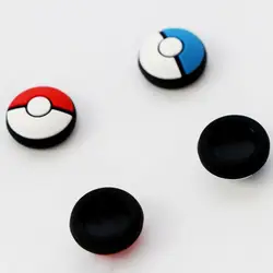 1 компл.. Thumb grips cap s для NS Nintend Switch Poke Ball силиконовый нескользящий Thumb Grip для Pokeball ручка кнопка крышка набор аксессуаров