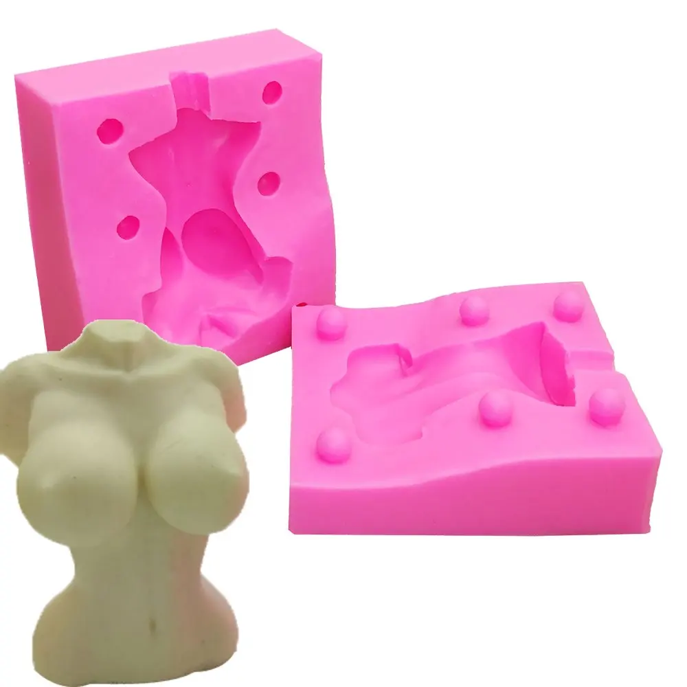 Здоровая женщина грудь форма 3D помадка торт силиконовые формы пищевой мастики Кондитерские конфеты глина изготовления para мыло инструменты F1107