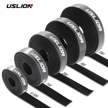 

USLION Cable Organizer Wire Winder Clip Earphone Holder Mouse Cord Protector Cable Management For iPhone Samsung Micro USB Cable