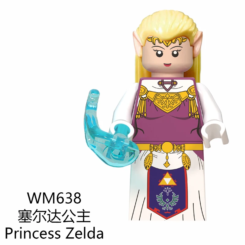 Игра в стиле принцессы Zelda Link, строительные блоки Ninjago, экшн-игрушка, diy Модель, кирпичи, куклы, игрушки для детей, WM6053 - Цвет: WM638