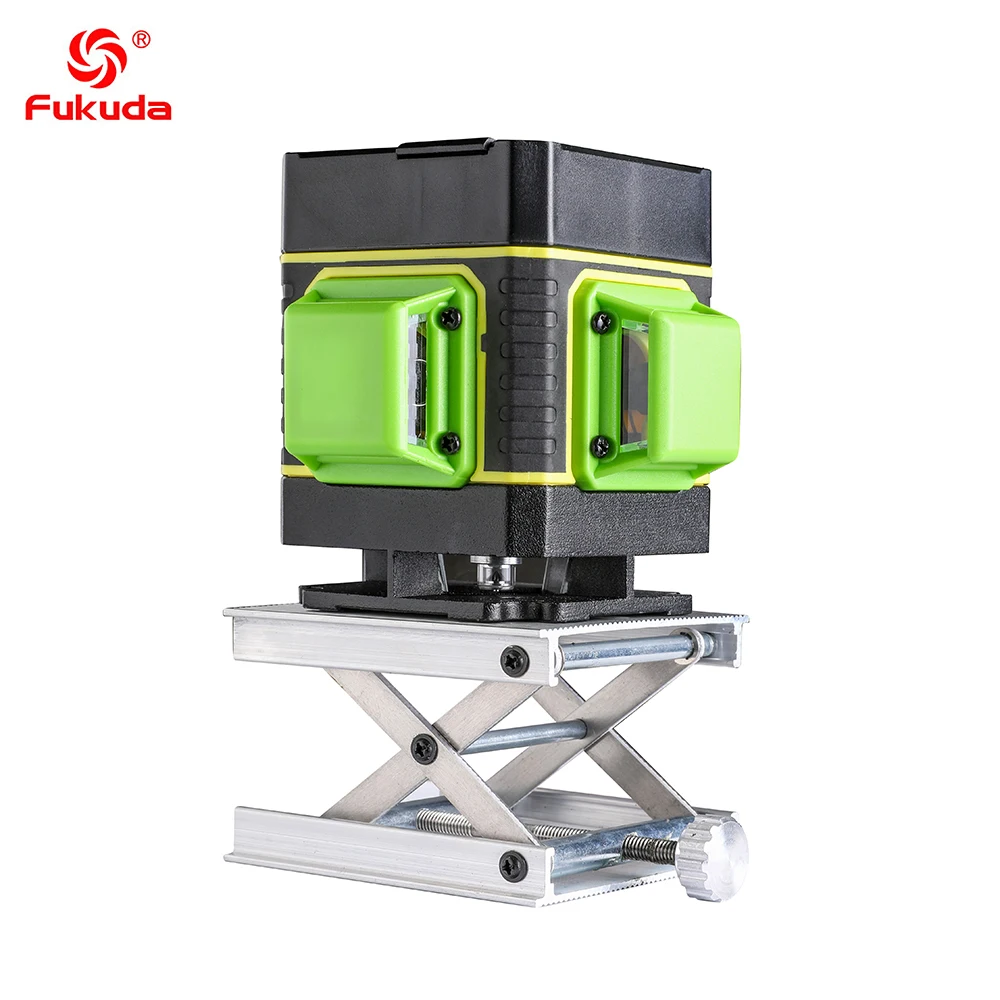 

Fukuda Brand 12 Lines 3D MW-94D Laser Level Self-Leveling 360 Horizontal Vertical Cross Super green Laser remote control