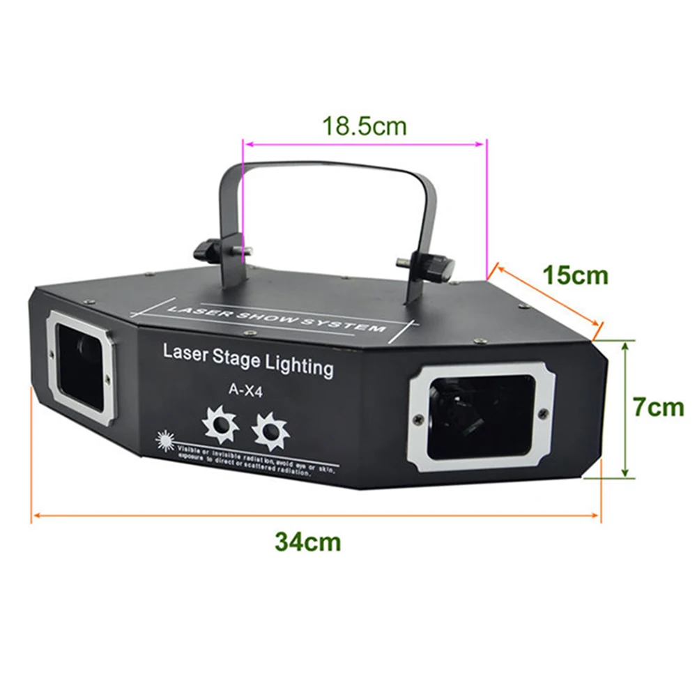 Online Disco laser licht RGB voll farbe strahl licht dj wirkung projektor scanner laser bühne beleuchtung