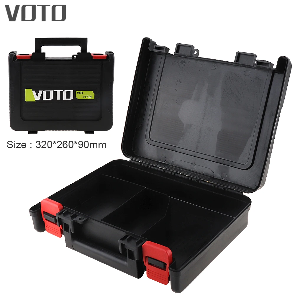 

VOTO Power Tool Suitcase 12 / 16.8 / 21V Electric Drill Universal Tool Box with 320mm Length and 260mm Width for Lithium Drill
