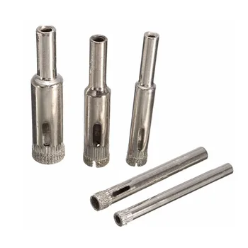 

Hole Saw Drill Bits Set 5 Pcs 5mm-12mm Tile Ceramic Cutter Glass Marble Hole Saw Drill Bits Set the drill bit stepped