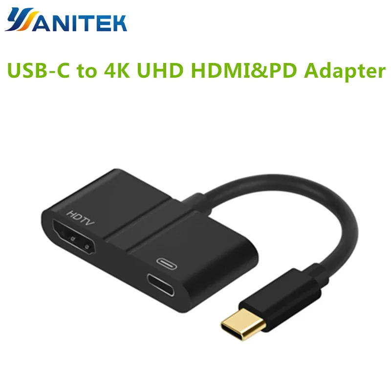 USB C до hdmi-кабель, адаптер 4 K 1080 P 60 Гц Тип C к HDMI ТВ HDTV видео преобразователь для Macbook для huawei Mate10 для Sumsang S8 S9