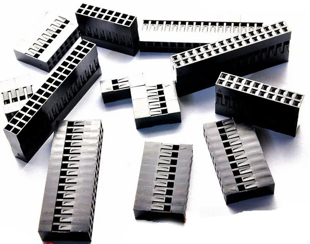 

300PCS/Lot 2*2P Dupont Plastic Shell /plug Dupont Jumper Female Housing connector 2.54mm 2*2Pin Double Row