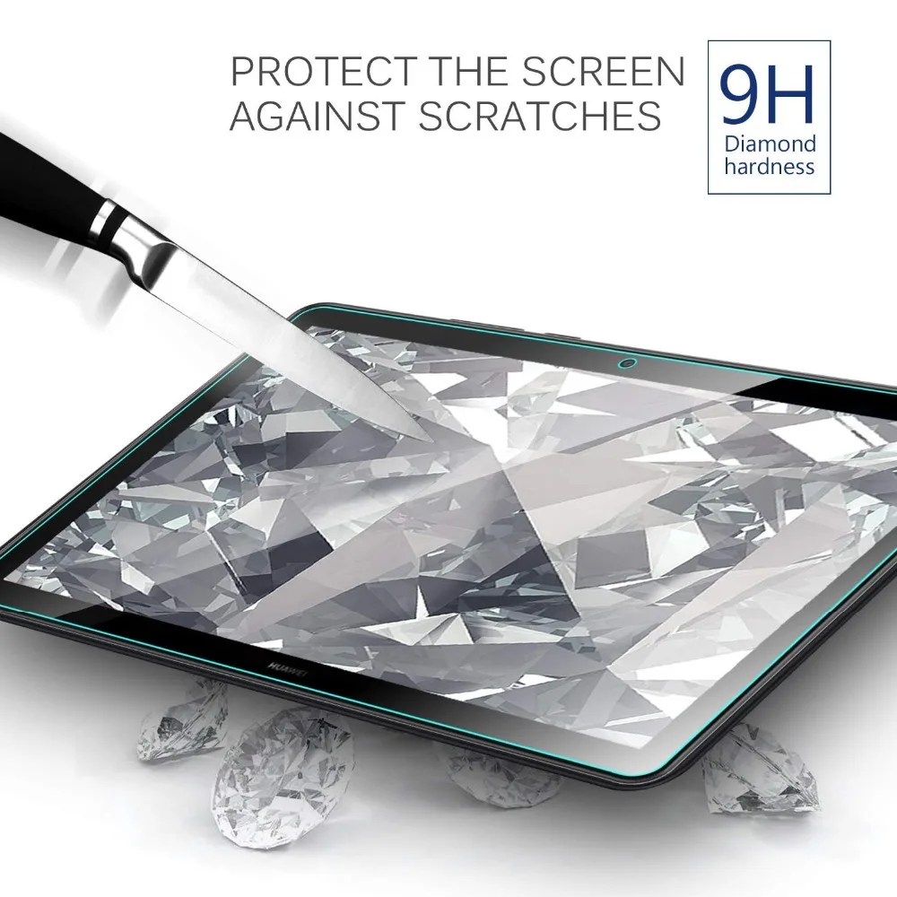 Закаленное Стекло для huawei MediaPad T5 10 8,0 дюймов T1 7,0 T3 10 9,6 дюймов C5 Экран защитная плёнка для НУА Вэй для huawei T5 10"