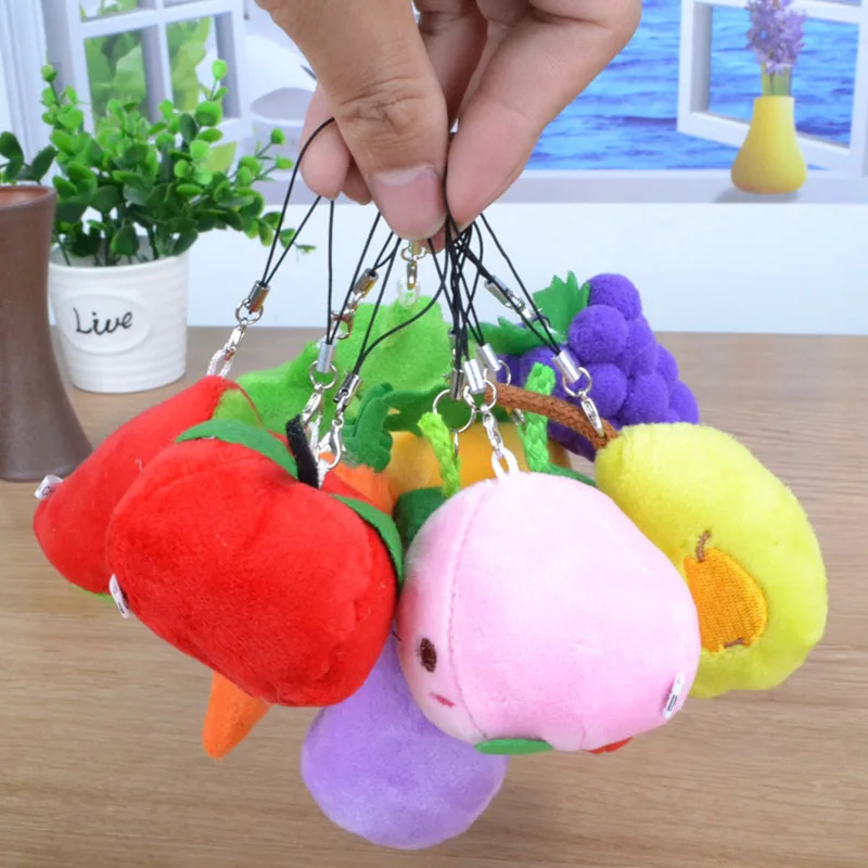 1 Pc Unisex Baby Stuffed & Plush Toy Eco Friendly fruits/vegetables