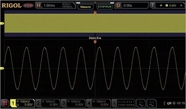 Rigol MSO5354- Four Channel, 350 MHz Digital / Mixed Signal Oscilloscope