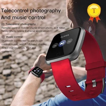 

new arrival Women Men fitness Activity Tracker music control Smart bracelet wristband with Heart Rate Blood Pressure Monitor