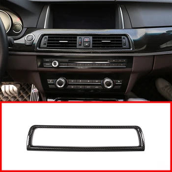 

1PC Carbon Fiber ABS Plastic Car Console Air-Conditioning Vent Cover Trim For BMW 5 Series F10 2011-2016 Car Accessories