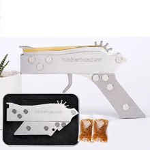 14,5*11 см/17*11 см мини белый складной съемки пистолет с резиновой лентой игрушки из металла пистолет для детей отдых на открытом воздухе спорта A339