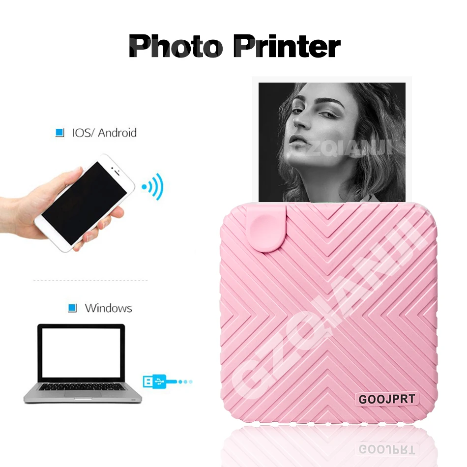 

NEW! Peripage GOOJPRT Small Printer Bluetooth 4.0 for android ios mobile phone Pocket Photo Printer 58mm