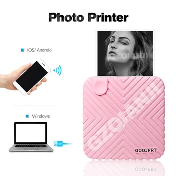 

NEW! Peripage GOOJPRT Small Printer Bluetooth 4.0 for android ios mobile phone Pocket Photo Printer 58mm