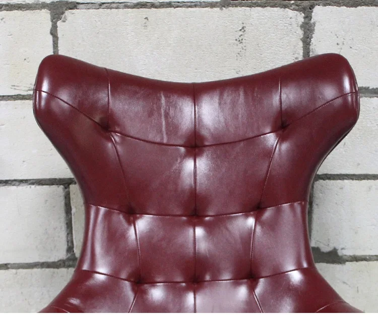 Swivel Lounge Chair with Faux Leather