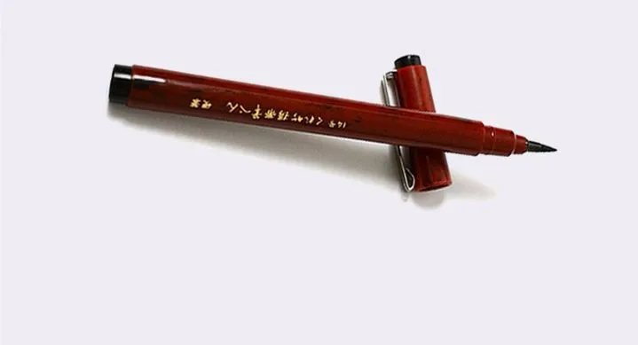 ZIG Kuretake портативная Кисть ручка твердый наконечник#14 черный Япония