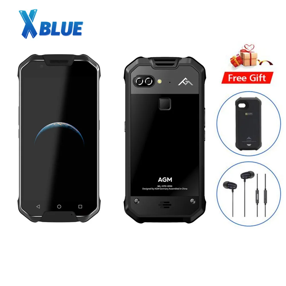 AGM X2 смартфон с 5 5-дюймовым дисплеем ОЗУ 6 ГБ ПЗУ 64 7 0 мАч Android | Мобильные телефоны и