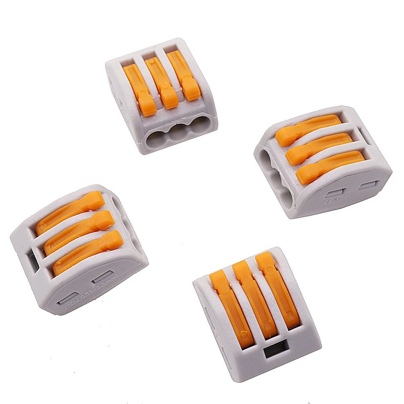 New Wago 5 pcs PCT 213 Universal Compact Wire Connector Single