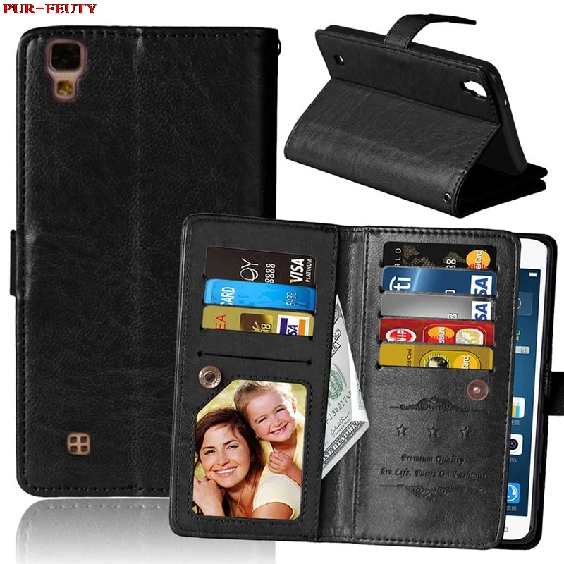 

9 Card Case for LG X Power K 220 K220 Flip Stand Multi-function Wallet Photo Frame phone Case for LG XPower k 220 DS K220DS Bag