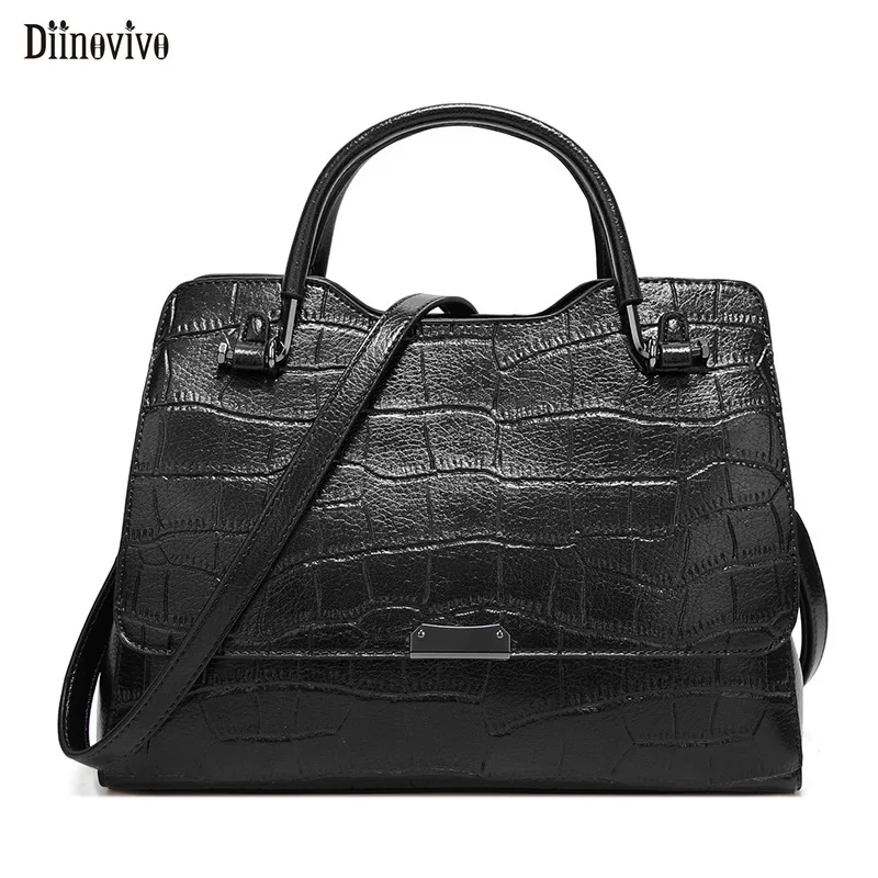 

Mododiino Brand Oil Wax Lady Top-handle Bags High Quality PU Leather Handbag Women 2018 New Shoulder Bag Pure Color Tote DNV0680