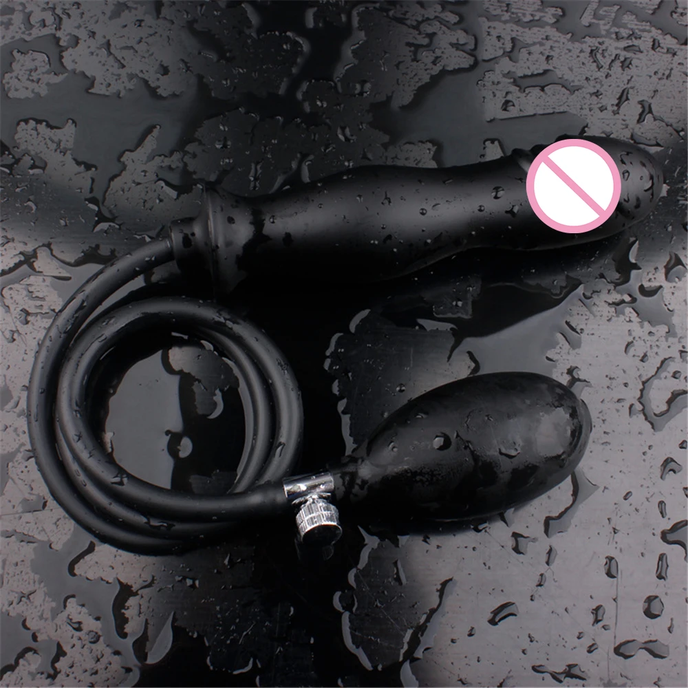Super Large Inflatable Huge Big Anal Plug Expandable Anal Dilator Expandable Pump No Vibrator Butt Plug Anal Balls Sex Toys (7)