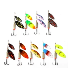 1PC 20g Hard Metal Bait Fishing Lure Spinner Spoon Lure With Hook Double Spoon Fishing Accessories Pesca Tackle fishing bait fish lure hook twist spoon crankbaits spinner accessory tool tackle 20 12